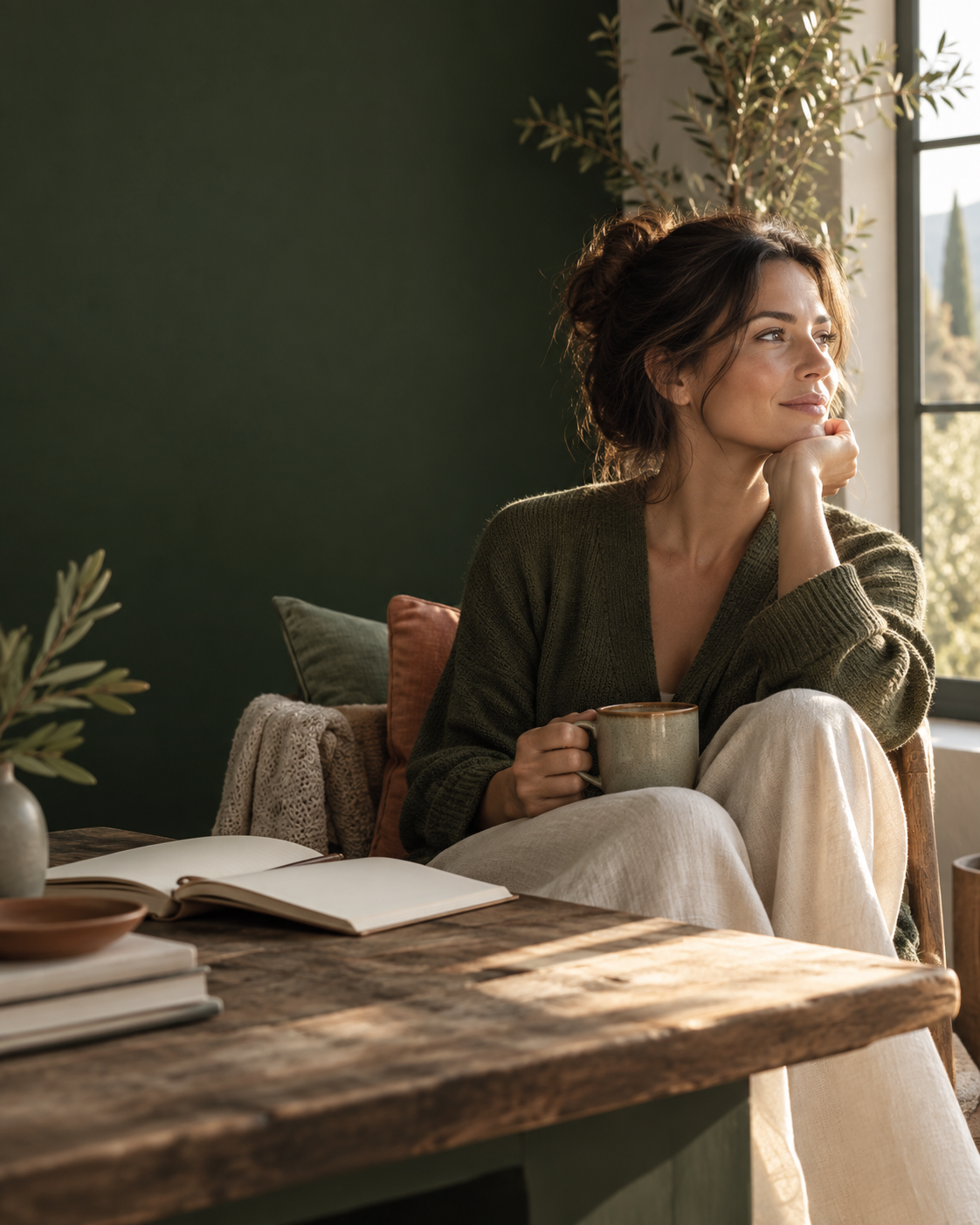 A quiet reflective moment